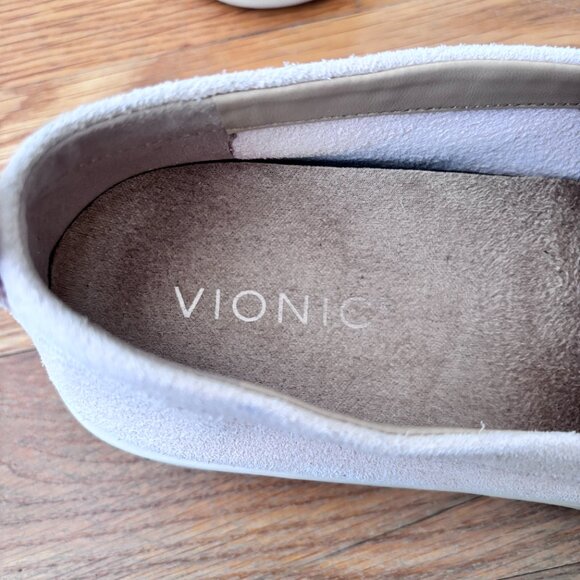 Vionic Uptown Hybrid Penny Loafer in Pink Suede - Picture 11 of 12